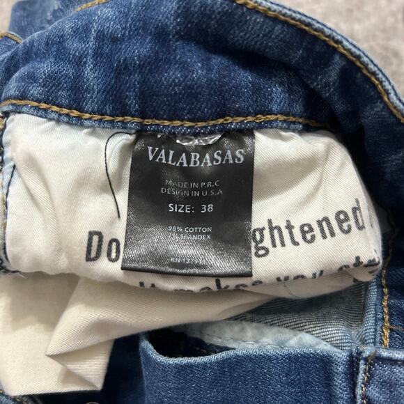 Valabasas Men’s Skinny Button Fly Jeans size 38 - Picture 12 of 12